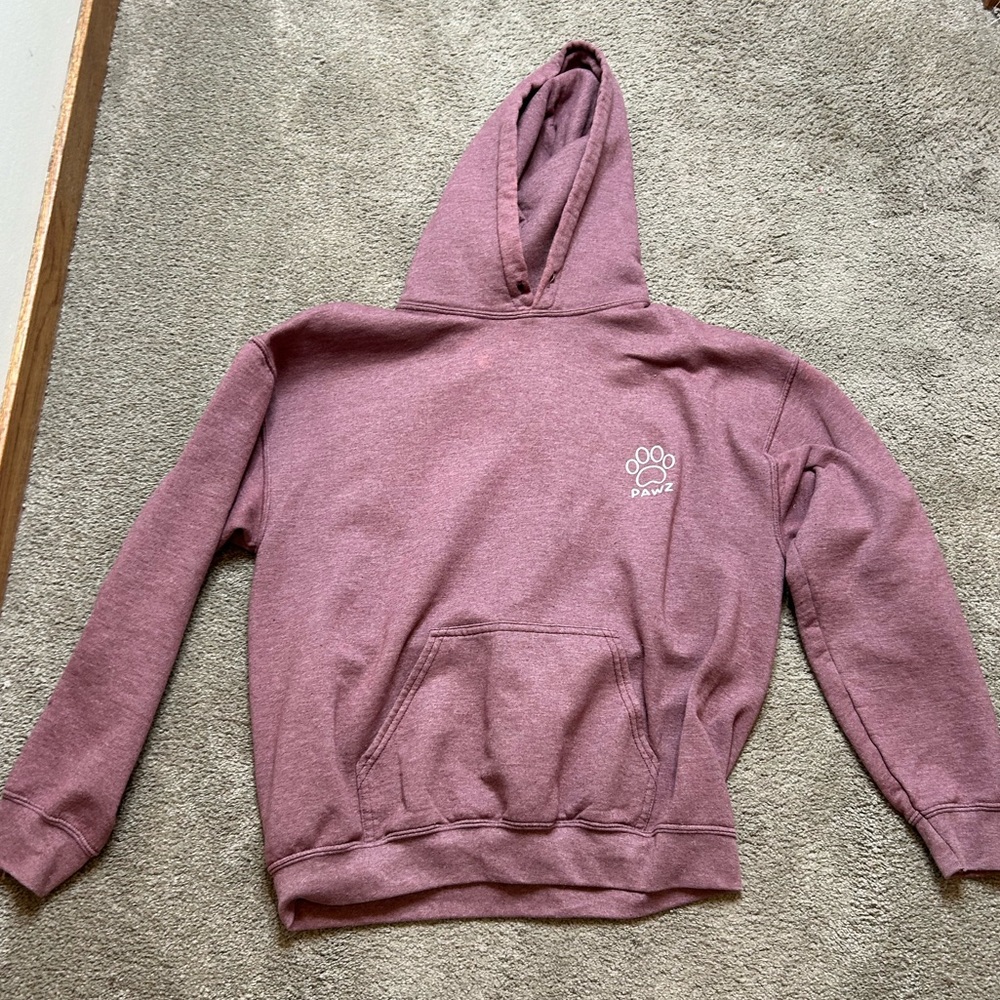Pawz pink and green hoodie
